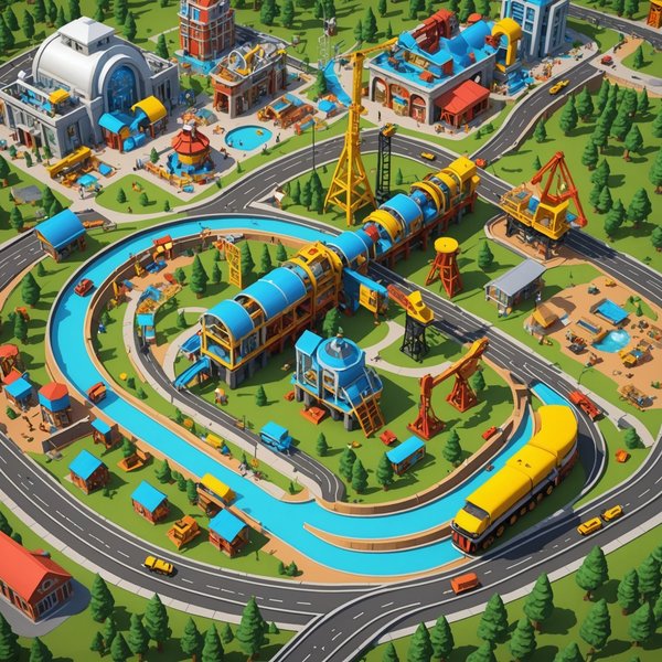 Comment un jeu de construction de parc d'attractions peut-il enseigner les bases de l'ingénierie civile?